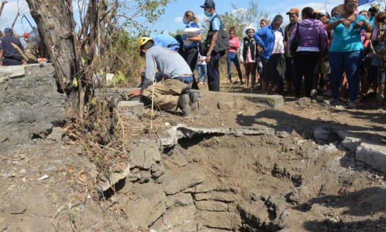 Pozo del cual se extrajo osamenta de Tatiana Lacayo / FOTO: LA PRENSA