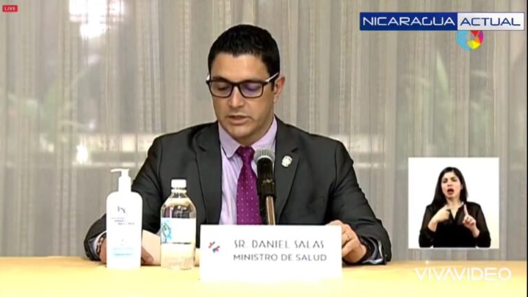 Ministro de Salud de Costa Rica Daniel Salas / Captura de Pantalla