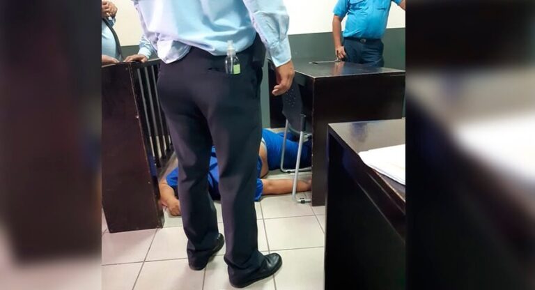 Preso Político se desmaya en plena audiencia