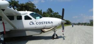Avioneta La Costeña con destino a la Costa Casta Caribe Norte