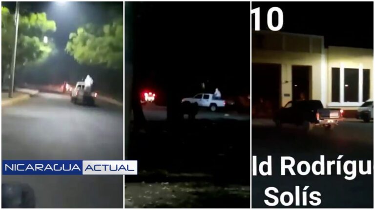 Ataúdes trasladados en camionetes en horas de la noche/ FOTO: NICARAGUA ACTUAL