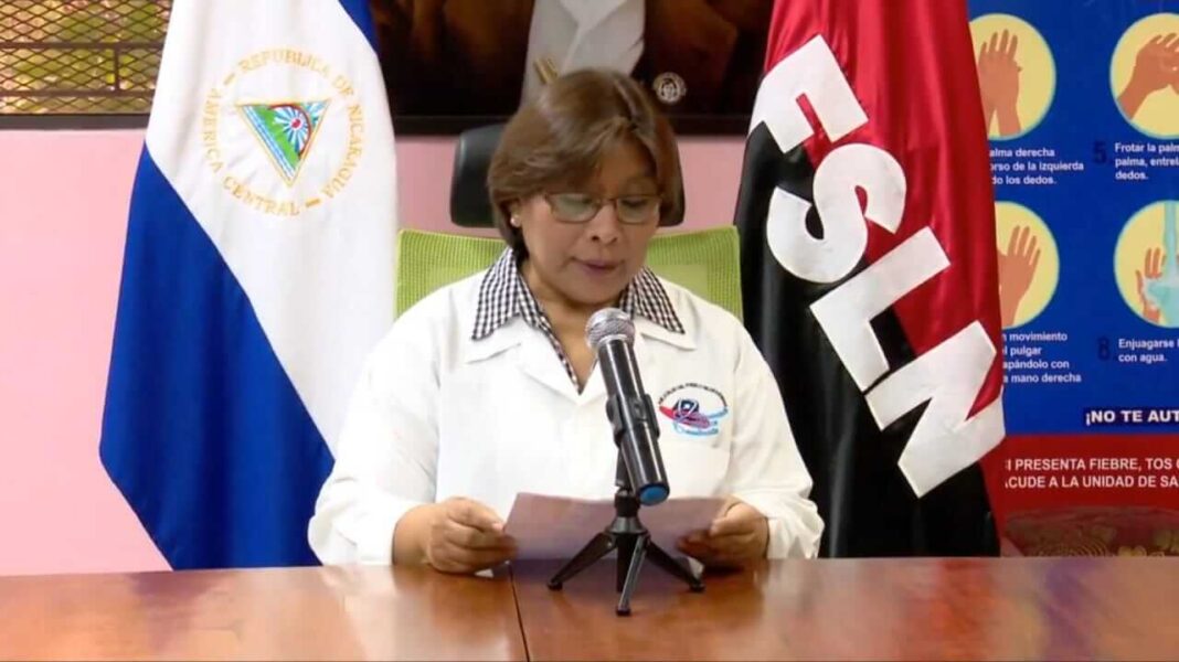 Dra. Martha Reyes, Ministra de Salud, brinda informe semanal sobre COVID-19 / FOTO: NICARAGUA ACTUAL