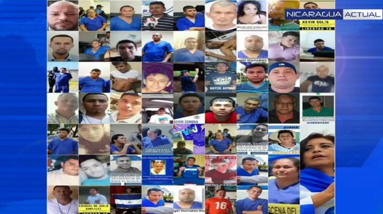 Al menos 90 presos políticos reportan organizaciones de la sociedad civil en Nicaragua
