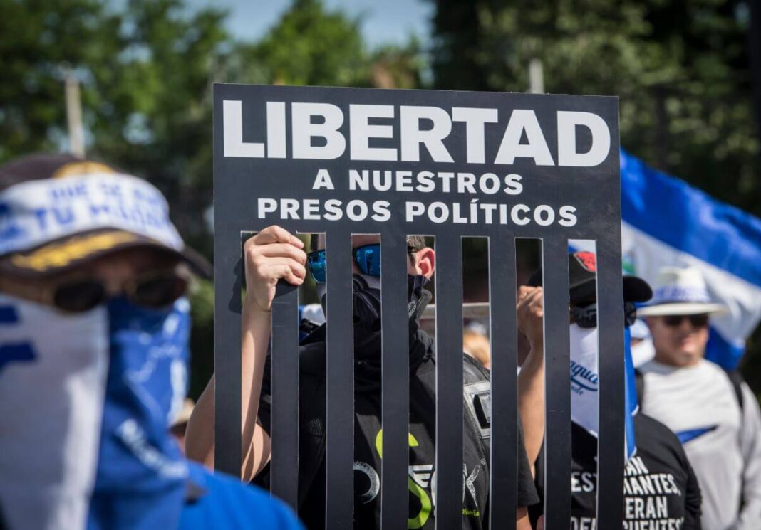 Manifestantes piden liberación de presos políticos en Nicaragua