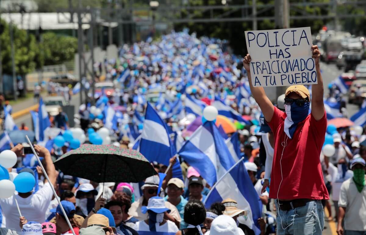 Nicaragüenses viven desde 2018 represión estatal y policial