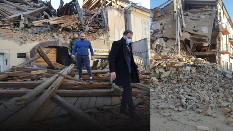 Luego del terremoto se reporta varias replicas, la ciudad está en caos