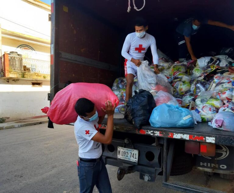 Atenciones de Cruz Roja Nicaragüense