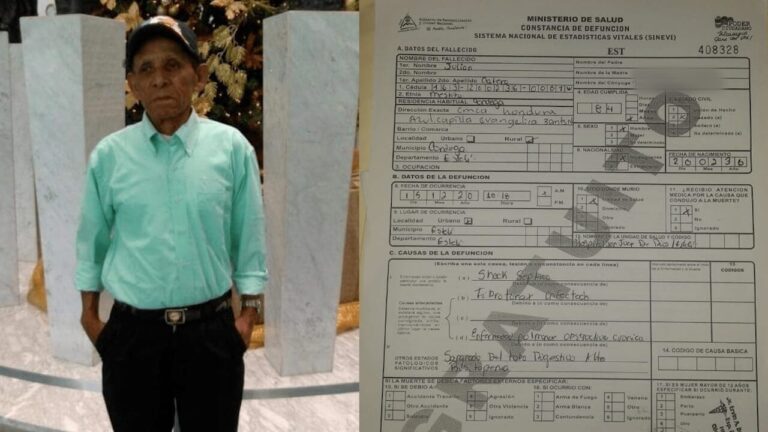 Juan Calero tenía 84 años de edad y fue aislado en una sala de pacientes con COVID-19