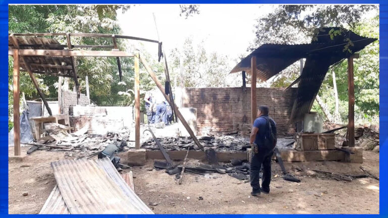 En en hogar habitaban seis personas entre ellos dos menores de edad