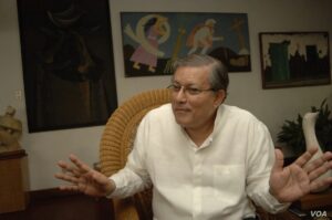 Oscar Rene Vargas, analista político y cofundador del Frente Sandinista. Foto Daliana Ocaña,VOA.