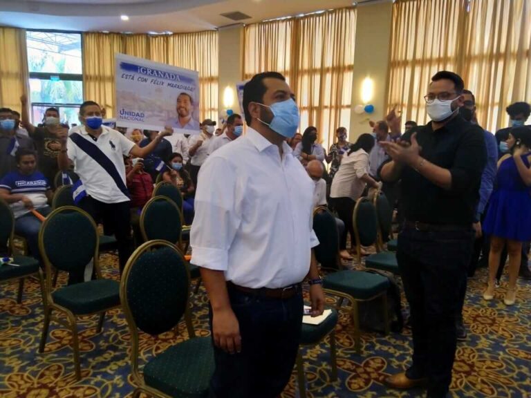 Maradiaga acusó a medios de desviar la atención en su lanzamiento de campaña / Foto: Nicaragua Actual