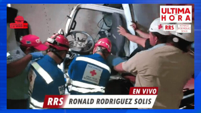 Captura de pantalla del en vivo realizado por Ronald Rodríguez Solís