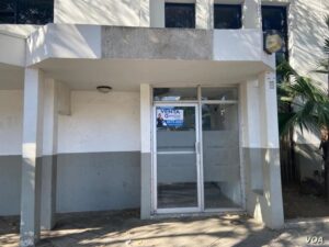 Un centro de atención bancaria cerrado en Nicaragua. Foto Daliana Ocaña, VOA
