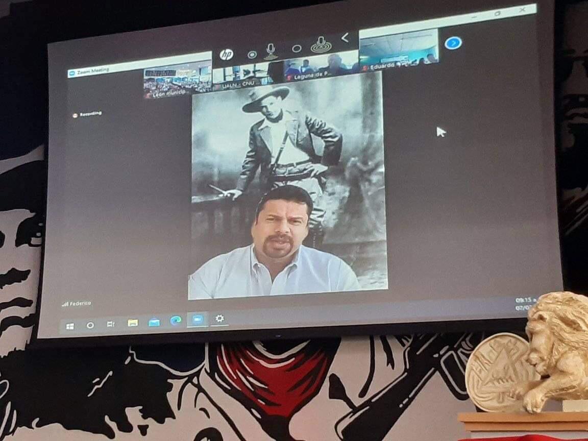 Fidel Moreno en reunió virtual