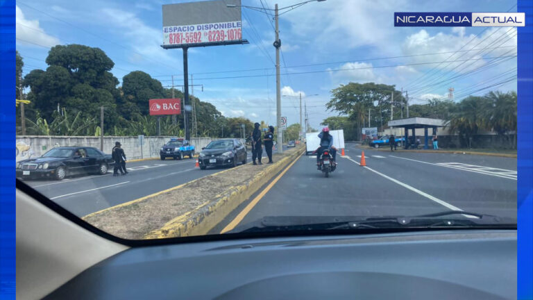 El despliegue policial se da horas antes de la conmemoración del tercer aniversario de la sublevación de abril 2018
