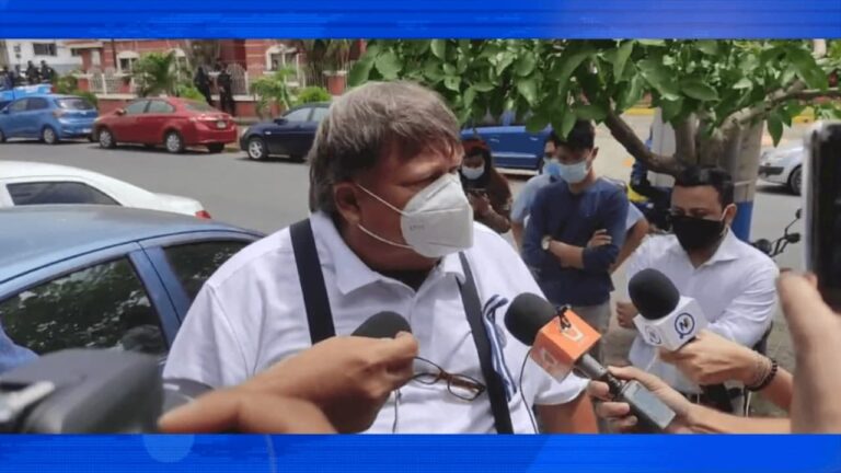 Jaime Arellano al llegar a la fiscalía nicaragua actula