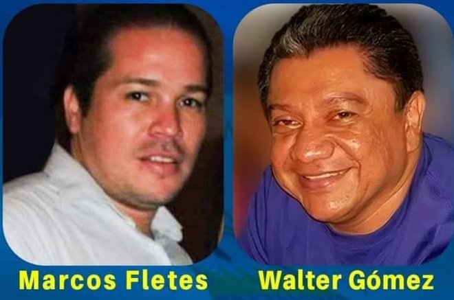 Marcos Fletes y Walter Gómez