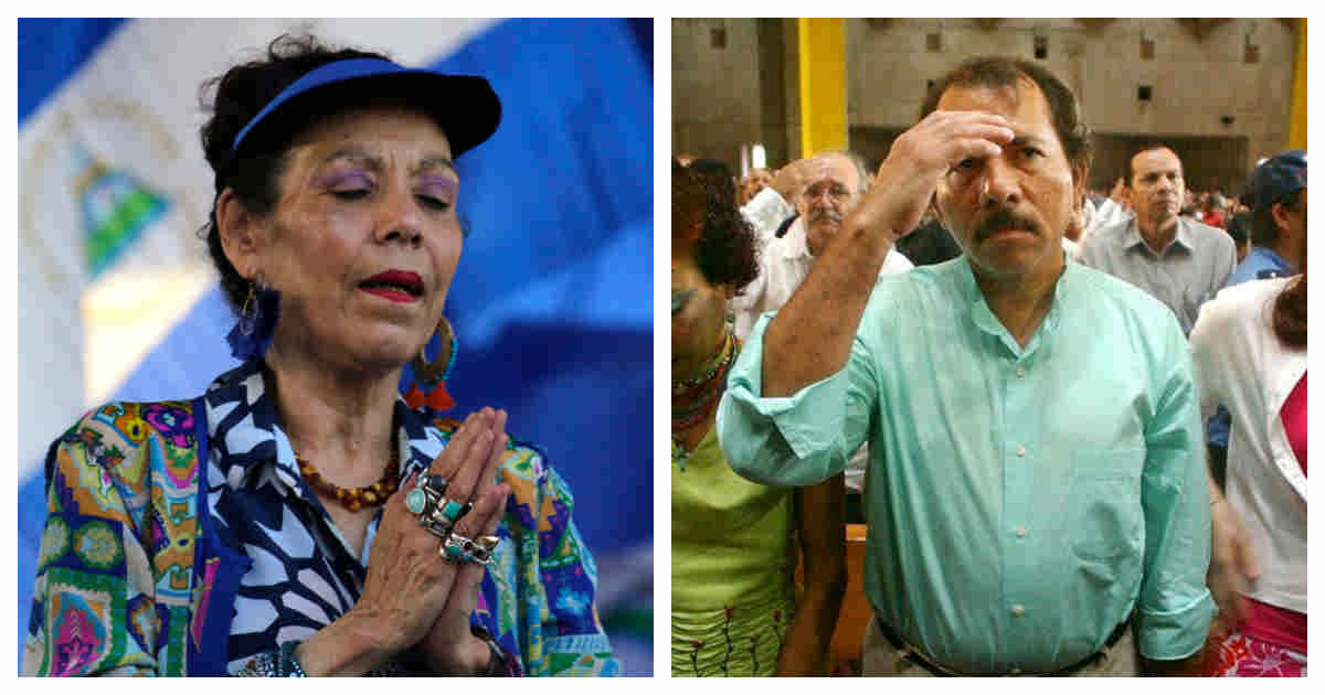 Rosario Murillo Daniel Ortega se declaran cristianos Nicaragua Actual
