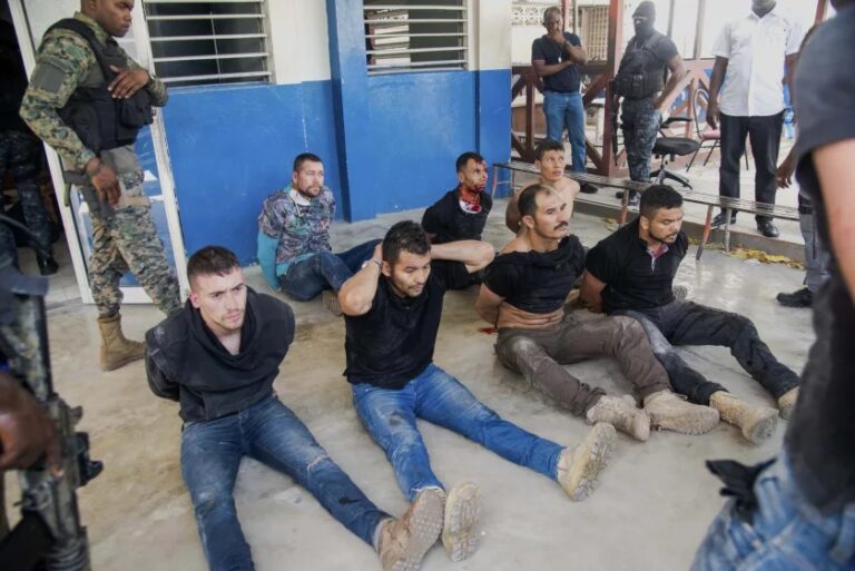 Colombianos y estadounidenses capturados por asesinato de presidente de Haiti