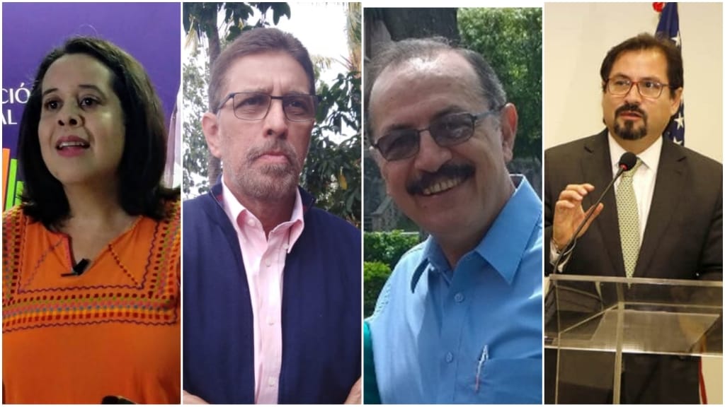 Luis Alberto Rivas Anduray, Jorge Hugo Torres Jiménez, Víctor Hugo Tinoco Fonseca y Suyen Barahona Cuán, secuestrados por la dictadura sandinista