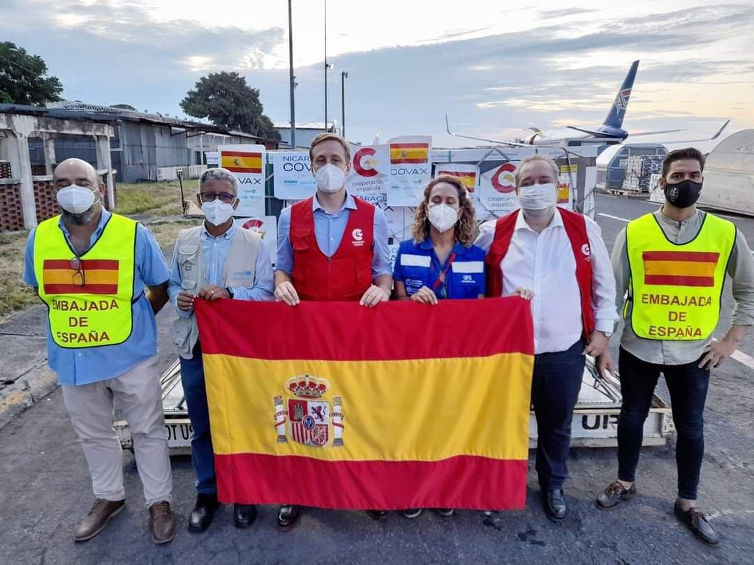 España ha donado mas de un millon de vacunas a Nicaragua