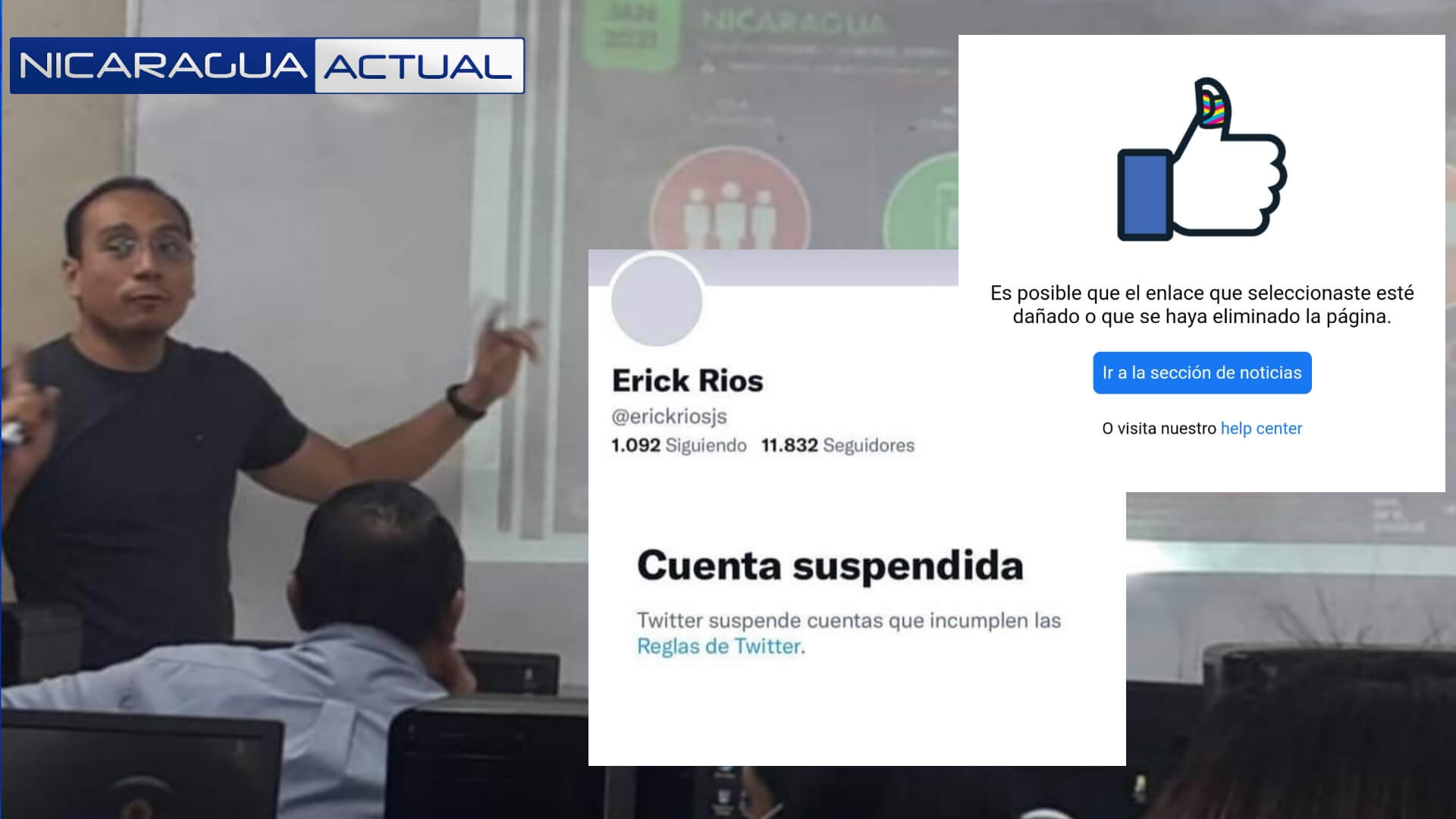 Rosario Murillo expulsa de su círculo a Erick Ríos coordinador de la granja de troles