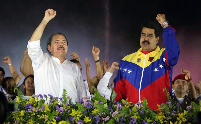 Daniel Ortega y Nicolás Maduro
