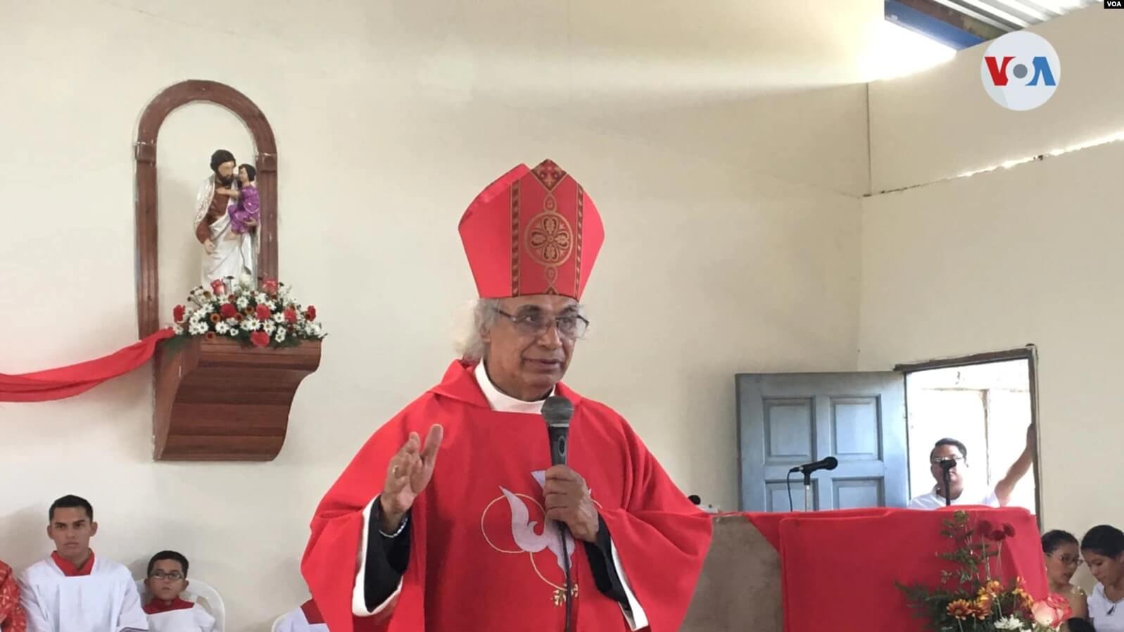 Cardenal Leopoldo Brenes, Managua, Nicaragua. [Foto: Daliana Ocaña, VOA]