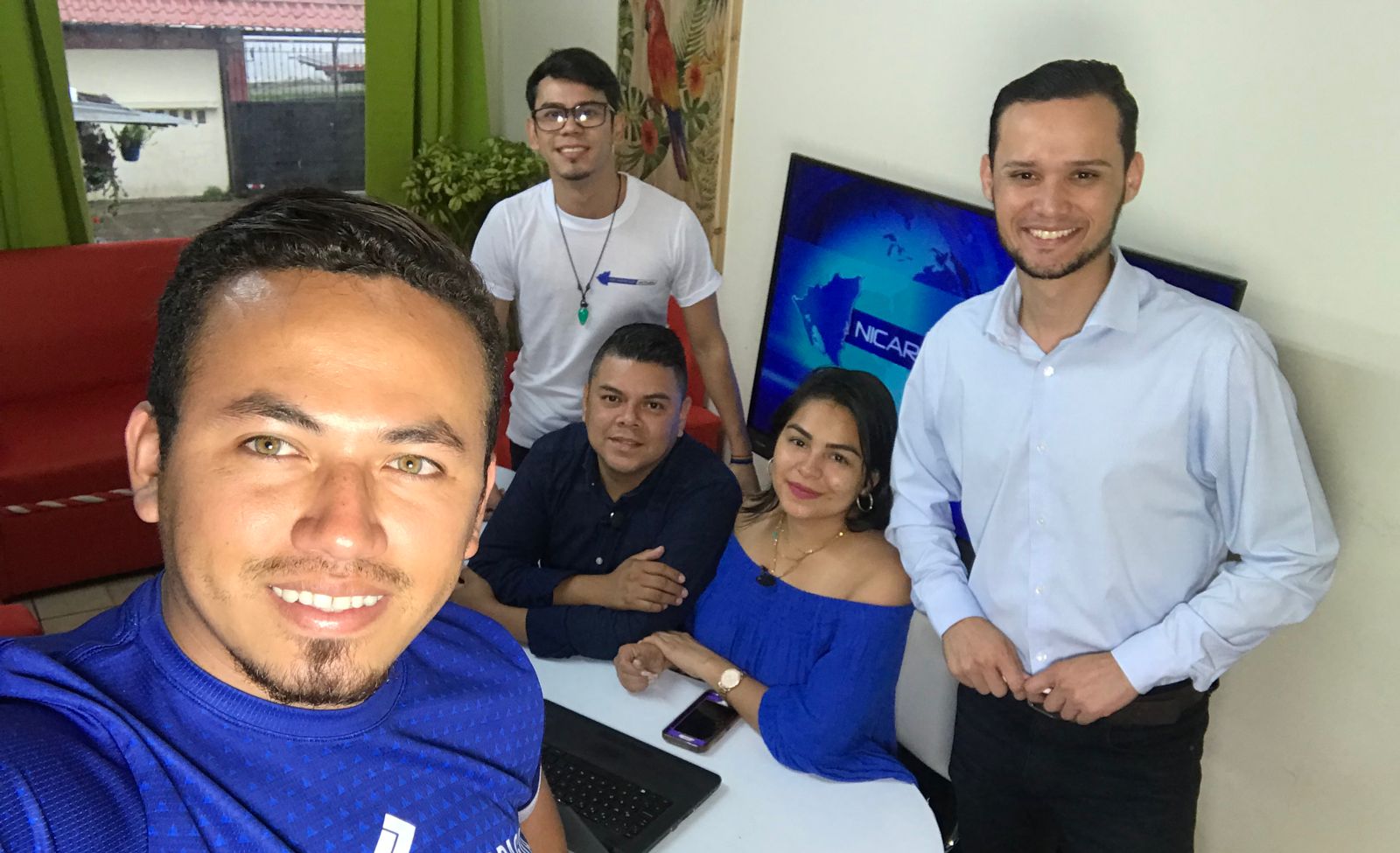 Equipo periodístico de Nicaragua Actual