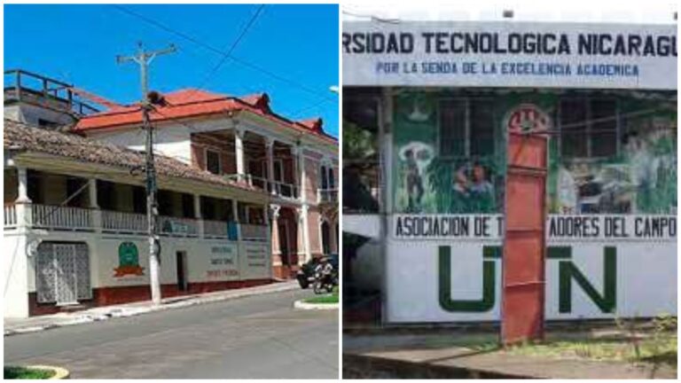 Universidades que serán canceladas por diputados de la dictadura de Ortega