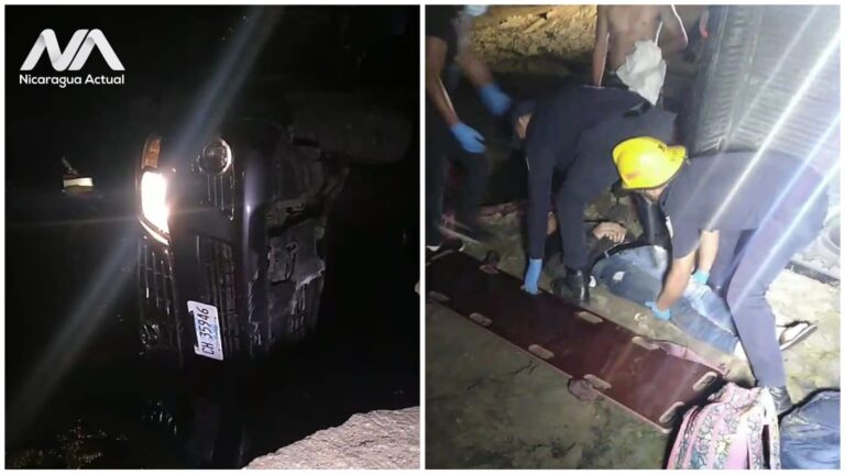 Accidente en Nueva Segovia donde se resultaron 7 lesionados Fotos Cortesía