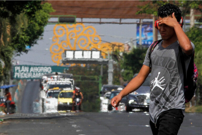 Nicaragua podría experimentar altas temperaturas de calor y lluvias
