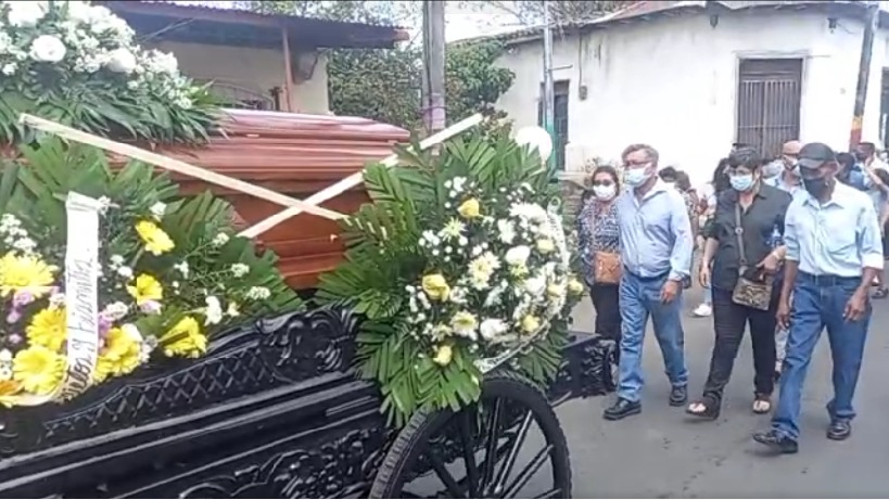 Funerales de don Félix Fernando Brenes, padre del reo político Abel Brenes