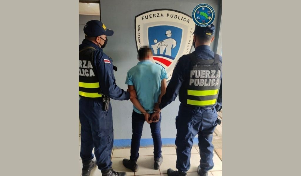 Nicaraguense capturado por ser sospechoso de asesinato en Nicaragua Foto Cortesía