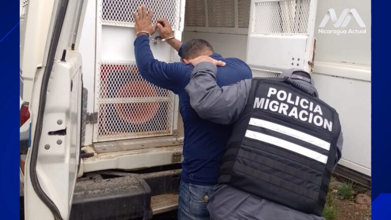 Nicaragüense es capturado y luego será expulsado de Costa Rica Foto Cortesía