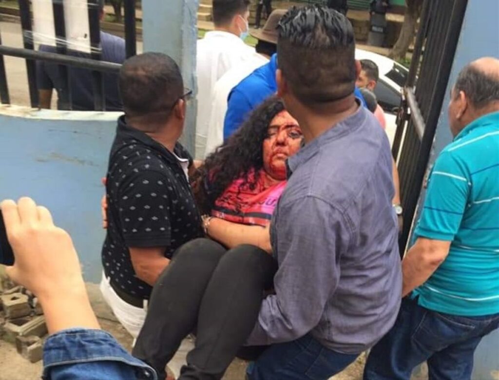 Periodista Verónica Chávez agredida por turbas sandinistas