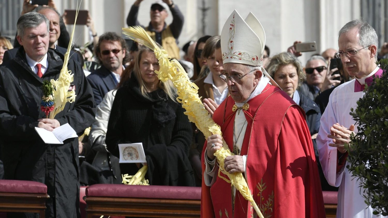 Papa Francisco celebra Domingo de Ramos Foto Cortesía Vatican News