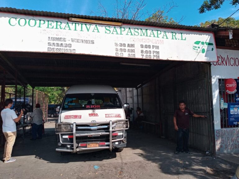 Terminal de buses de la ruta Jinotepe Managua Foto Cortesía VOSTV