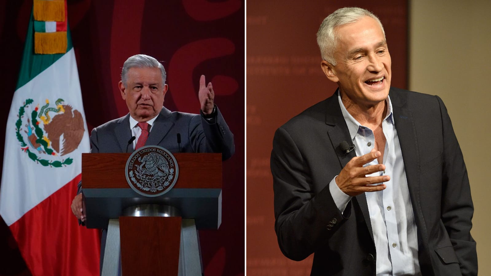 Andrés Manuel López Obrador y Jorge Ramos. Foto: Cortesía