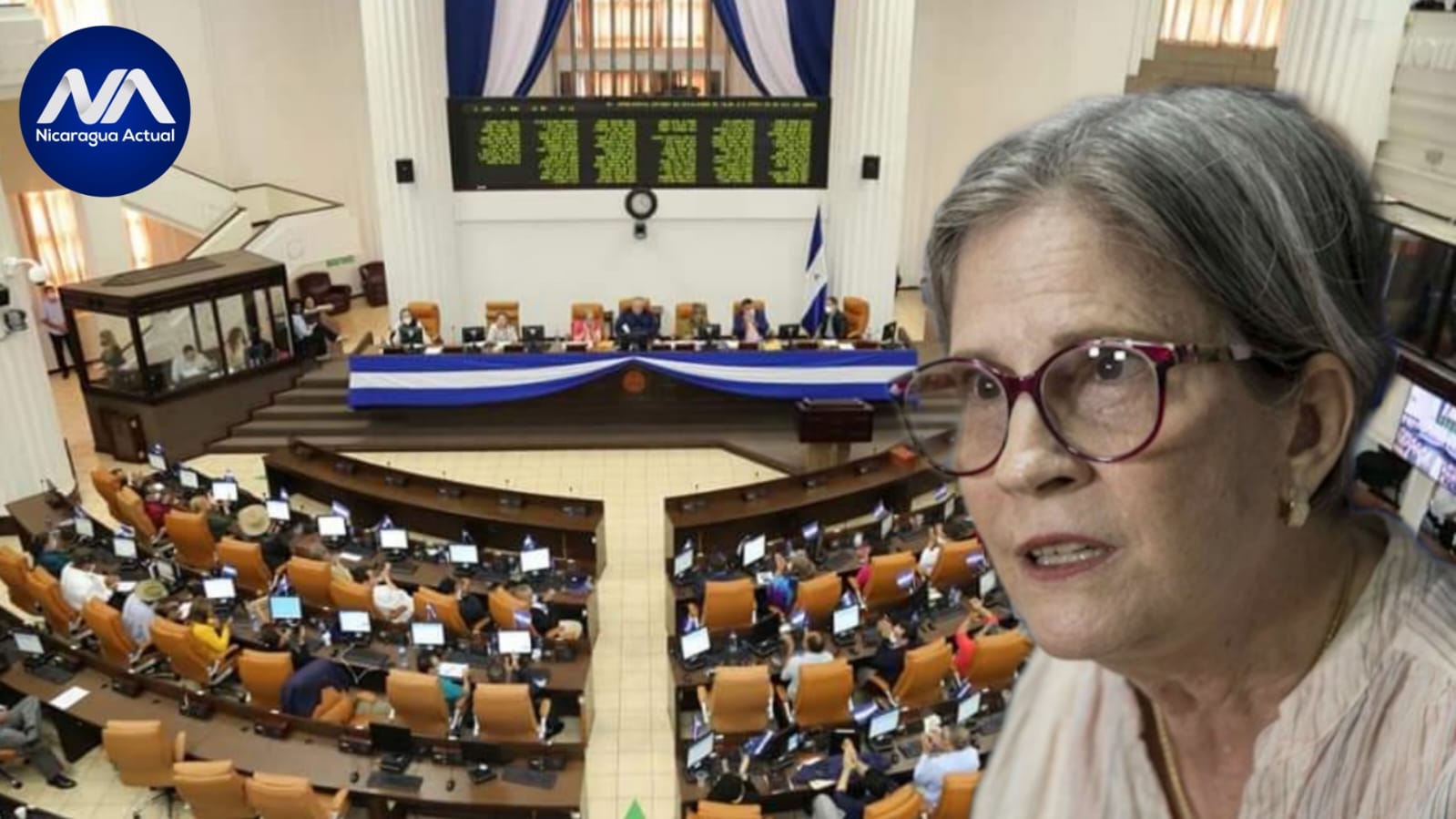 Kitty Monterrey reacciona a los nuevos cambios a la Ley Electoral. Foto: Nicaragua Actual