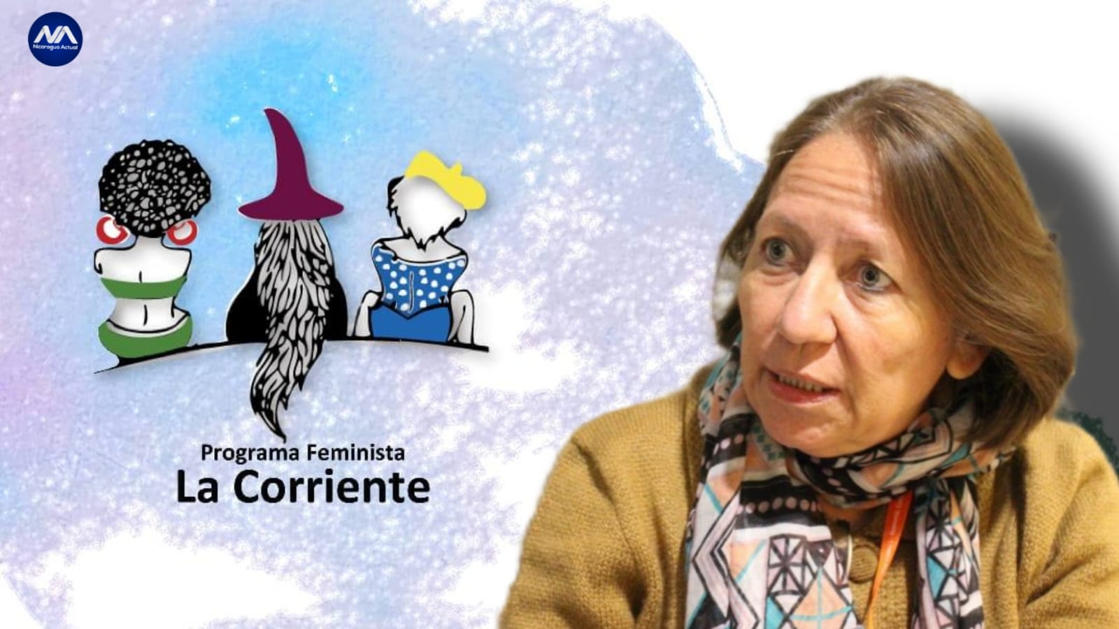 María Teresa Blandón se pronuncia sobre cancelación de personalidad jurídica de La Corriente. Foto: Nicaragua Actual