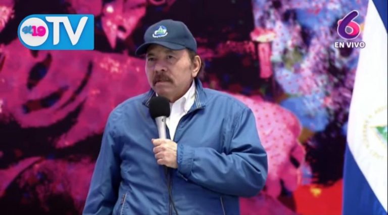 Captura de pantalla de transmisión del oficialista canal 6.