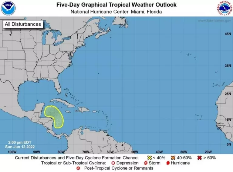 Dos sistemas de baja presión se forman en el Caribe y Pacífico y afectarán Nicaragua Foto Cortesía de CNH