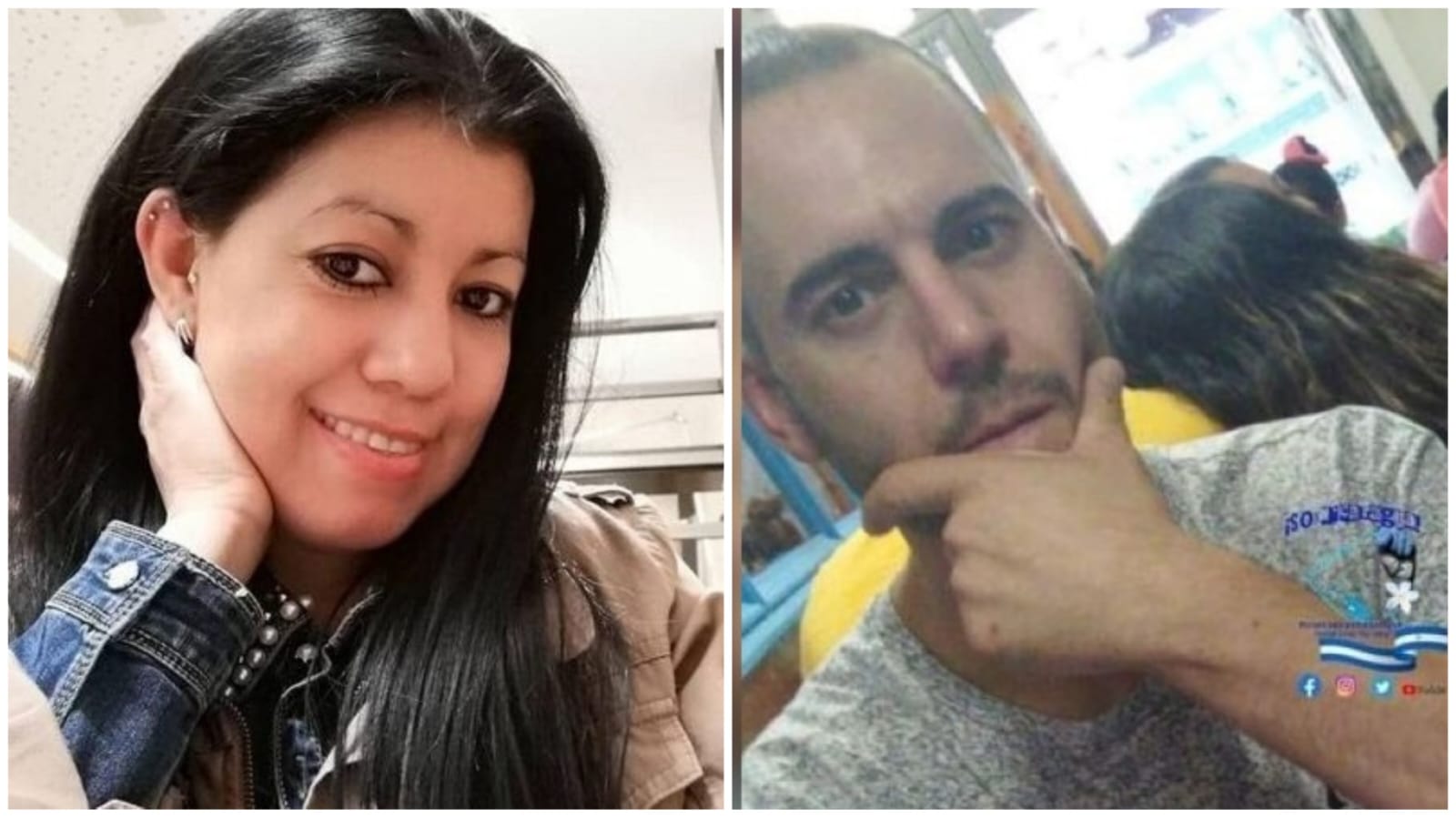 Katia Carolina Altamirano Blandón nicaragüense asesinada y Rubén Calvo Ropero femicida