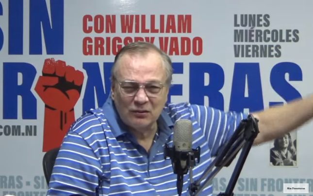 William Grigsby, propagandista de la dictadura sandinista.
