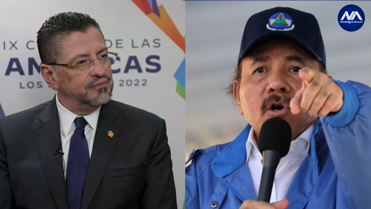 Rodrigo Chaves y Daniel Ortega Costa Rica
