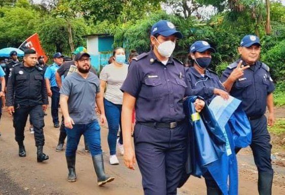 Bomberos participando en Nandaime Crédito Cortesía