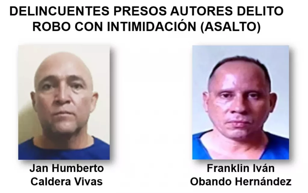 Jan Humberto Caldera Vivas y Franklin Ivan Obando Hernández