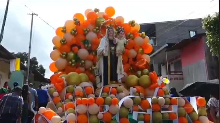 catolicos de rio blanco en matagalpa celebran a nuestra señora del carmen