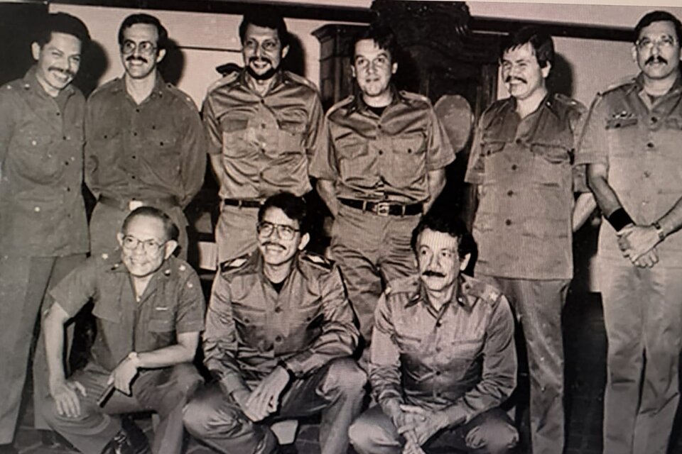los nueve comandantes de la revolucion sandinista en 1979 foto cortesia